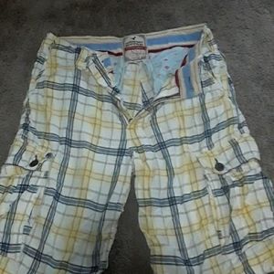 American Eagle 30 Waist Plaid Shorts